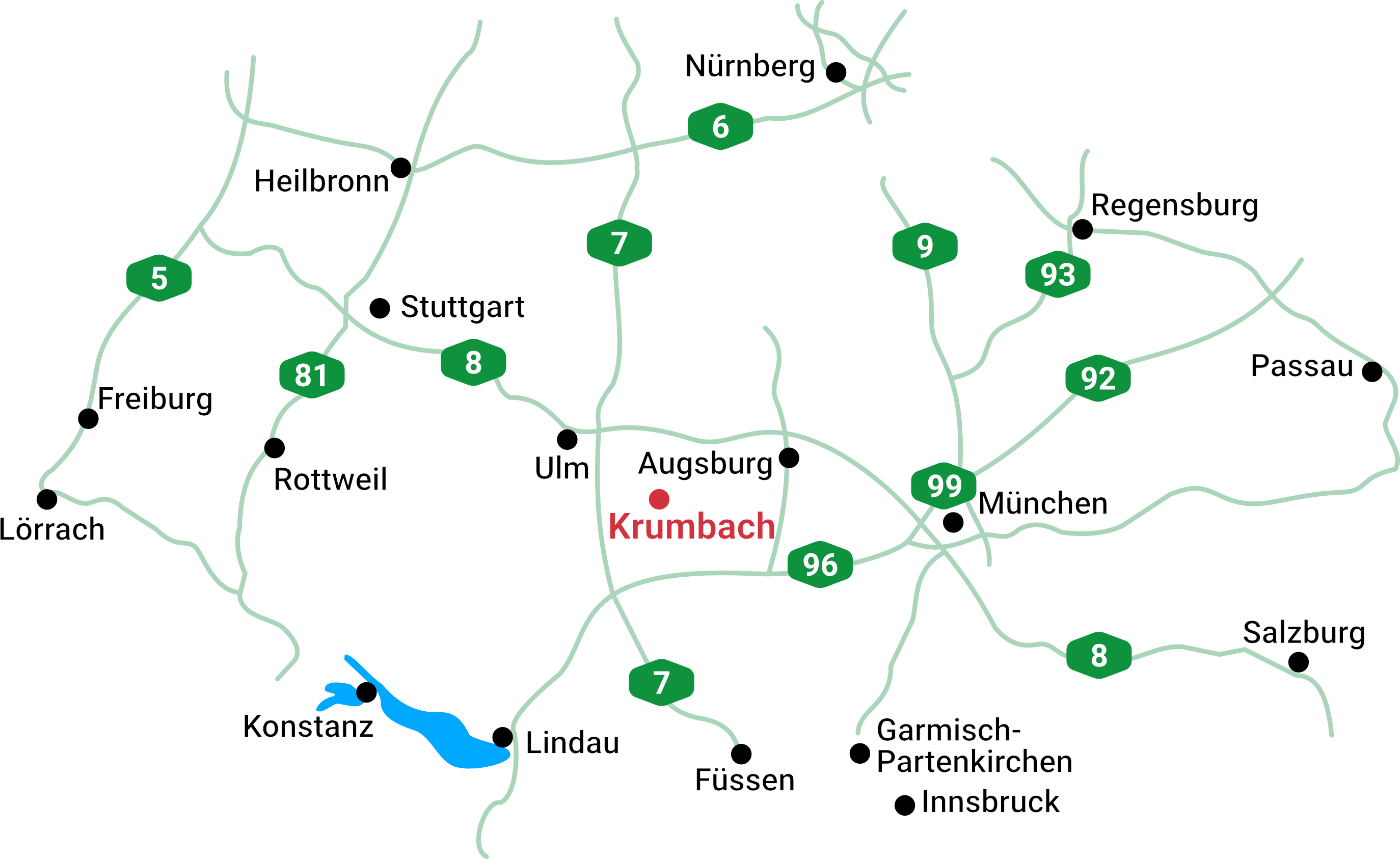 Servicebereich Karte